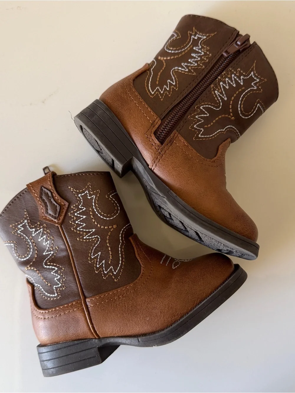 Kids Brown Cowboy Boots
